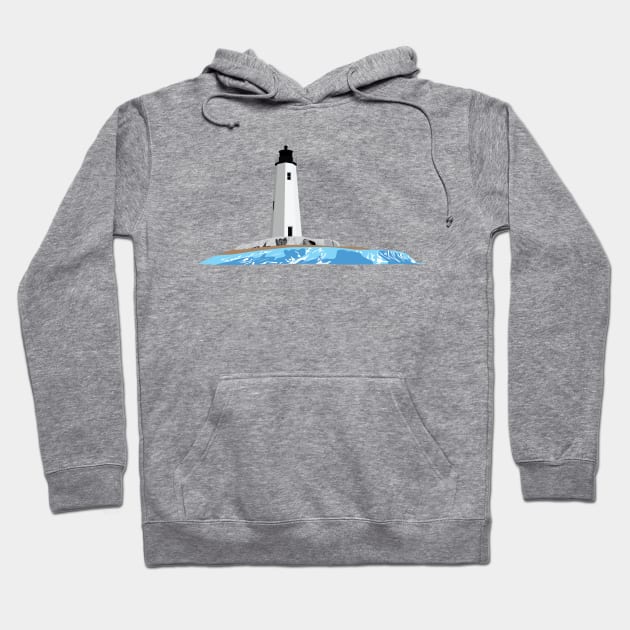 New Point Light House Hoodie by CanossaGraphics